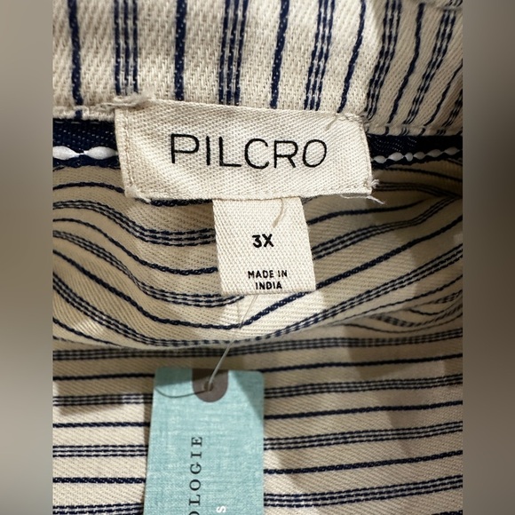 NWT‎ Anthropologie Pilcro Studio Smock Buttondown Shirt 3X Plus - Picture 13 of 15